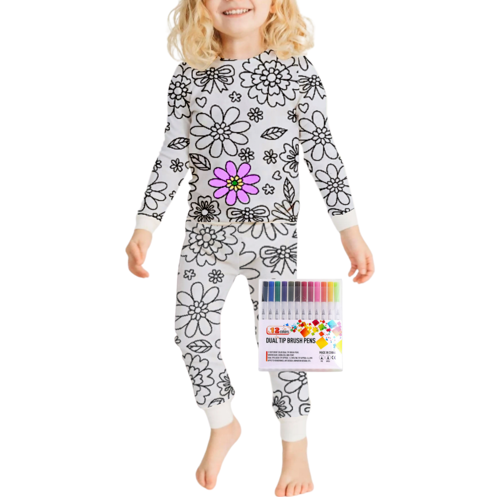 Doodle Dream Pajamas -Flowers - Ozerty